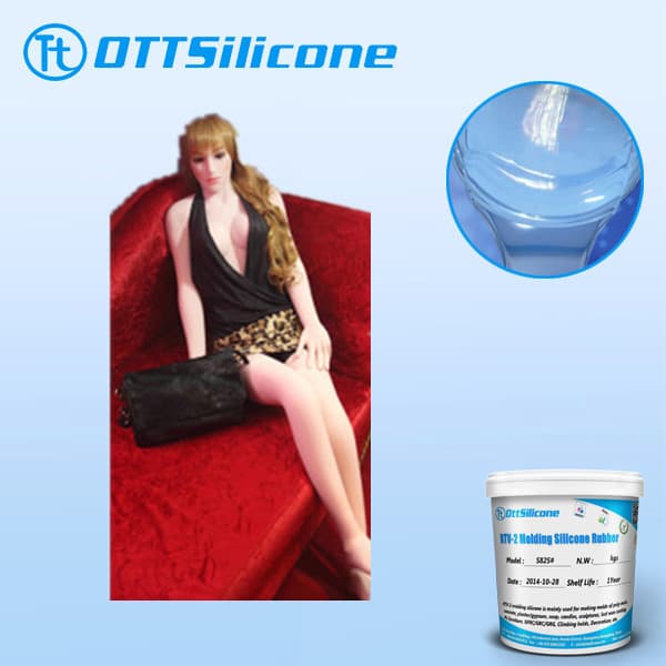 Skin safe liquid silicone rubber for doll